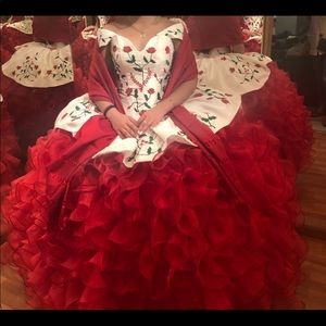 Charro Style Quinceañera Dress